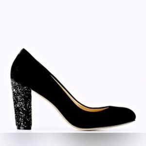 Ann Taylor Perfect Block Glitter Pumps